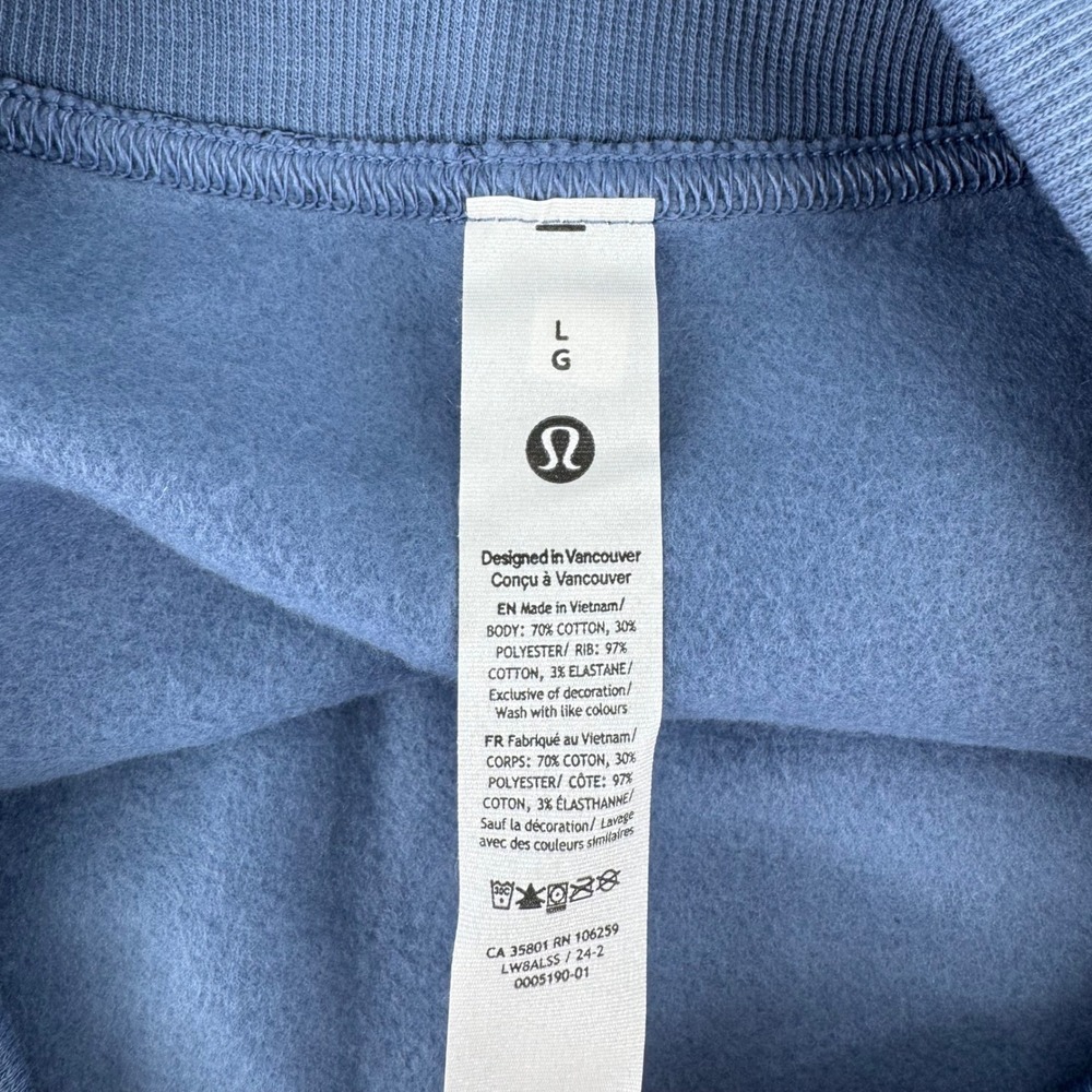 Lululemon Scuba HR Mini Skirt Blue Women's Size L High Rise NWT - Picture 4 of 6